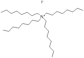 テトラ-n-オクチルアンモニウムヨージド 化学構造式