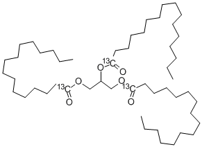 1,1,1-13C-TRIPALMITIN Structure