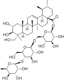 积雪草苷 结构式