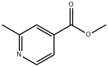 2-甲基-4-吡啶羧酸甲酯,16830-24-3,结构式