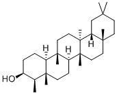 FRIEDELAN-3BETA-OL Struktur