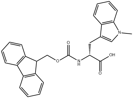 FMOC-D-TRP(ME)-OH Structure