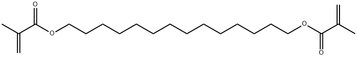 ジメタクリル酸1,14-テトラデカンジイル 化学構造式