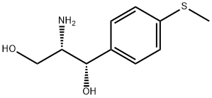 (1S,2S)-(+)-2-AMINO-1-[4-(METHYLTHIO)PHENYL]-1,3-PROPANEDIOL Struktur