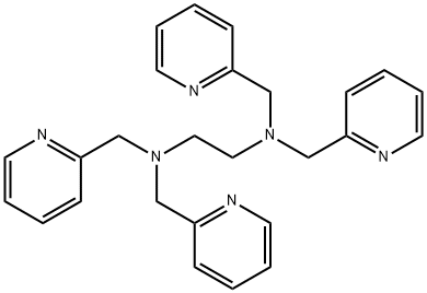 N,N,N',N'-テトラキス(2-ピリジルメチル)エチレンジアミン 化学構造式