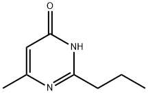6-Methyl-2-propyl-4(1H)-pyrimidinone Struktur