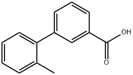 2'-メチルビフェニル-3-カルボン酸 化学構造式
