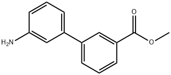 3'-AMINO-BIPHENYL-3-CARBOXYLIC ACID METHYL ESTER 化学構造式