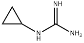 N-cyclopropylguanidine(SALTDATA: AcOH) Struktur