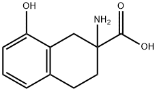 2-AMINO-8-HYDROXY-1,2,3,4-TETRAHYDRO-NAPHTHALENE-2-CARBOXYLIC ACID
 化学構造式