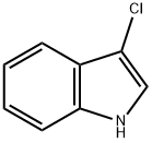 3-クロロ-1H-インドール 化学構造式