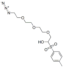 2-[2-[2-(2-Azidoethoxy)ethoxy]ethoxy]-1-(p-toluenesulfonyl)-ethanol Struktur