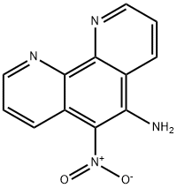 5-nitro-6-amino-1,10-phenanthroline 化学構造式