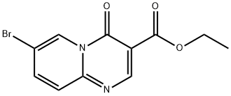 Ethyl 7-bromo-4-oxo-pyrido[1,2-a]pyrimidine-3-carboxylate Structure