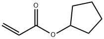 アクリル酸シクロペンチル 化学構造式