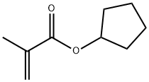 2-メチルプロペン酸シクロペンチル 化学構造式
