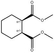 1β,2β-シクロヘキサンジカルボン酸ジメチル 化学構造式