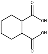 シクロヘキサン-1α,2β-ジカルボン酸 化学構造式