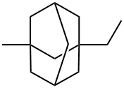1-乙基-3-甲基金刚烷, 1687-34-9, 结构式