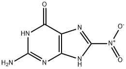 8-硝基鸟嘌呤 结构式