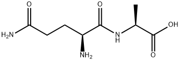 L-丙氨酰-L-谷胺酰胺, 16874-70-7, 结构式