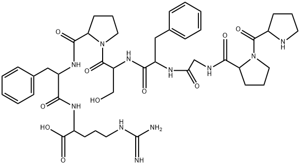 ブラジキニン(2-9) 化学構造式