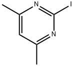 2-ヨード-4,6-ジメチルピリミジン 化学構造式