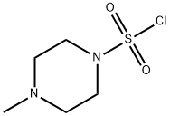 4-甲基-1-哌嗪磺酰氯, 1688-95-5, 结构式