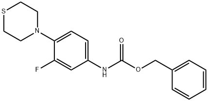 benzyl(3-fluoro-4-thiomorpholinophenyl)carbamate Structure