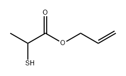 2-メルカプトプロピオン酸アリル 化学構造式