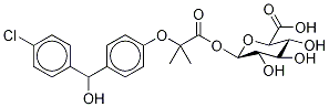 Fenirofibrate Acyl-β-D-glucuronide 
(Mixture of Diastereomers) Structure