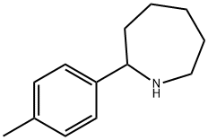 2-(4-メチルフェニル)アゼパン 化学構造式