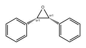 (2S,3R)-2,3-ジフェニルオキシラン 化学構造式