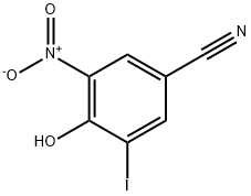 硝碘酚腈, 1689-89-0, 结构式