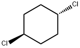 trans-1,4-ジクロロシクロヘキサン 化学構造式