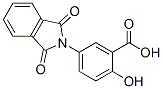 5-(1,3-ジオキソ-1,3-ジヒドロ-2H-イソインドール-2-イル)-2-ヒドロキシ安息香酸 化学構造式