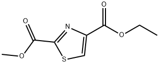 2,4-Thiazoledicarboxylicacid,4-ethyl2-methylester(9CI) Struktur