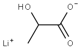 DL-乳酸リチウム 化学構造式