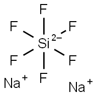 Sodium fluorosilicate Struktur