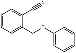 2-(苯氧基甲基)苯甲腈, 168971-54-8, 结构式