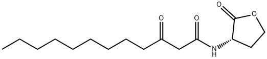 3-氧代-N-[(3S)-四氢-2-氧代-3-呋喃基]十二酰胺, 168982-69-2, 结构式