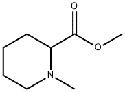 1-甲基-2-哌啶甲酸甲酯 结构式
