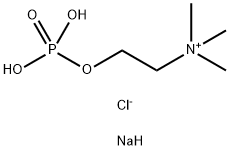 PHOSPHOCHOLINE CHLORIDE SODIUM SALT Struktur