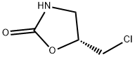 (R)-5-氯甲基-2-恶唑烷酮 结构式