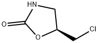 (S)-5-(クロロメチル)オキサゾリジン-2-オン 化学構造式