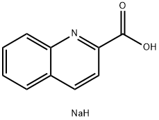 キナルジン酸 ナトリウム 化学構造式