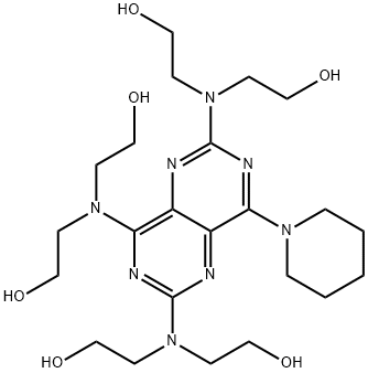 ジピリダモールトリ(ジエタノールアミン) 化学構造式