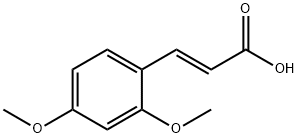 2,4-DIMETHOXYCINNAMIC ACID Structure