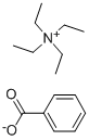 苯甲酸四乙基铵,16909-22-1,结构式