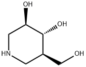 (3R,4R,5R)-5-(羟基甲基)哌啶-3,4-二醇盐酸盐, 169105-89-9, 结构式